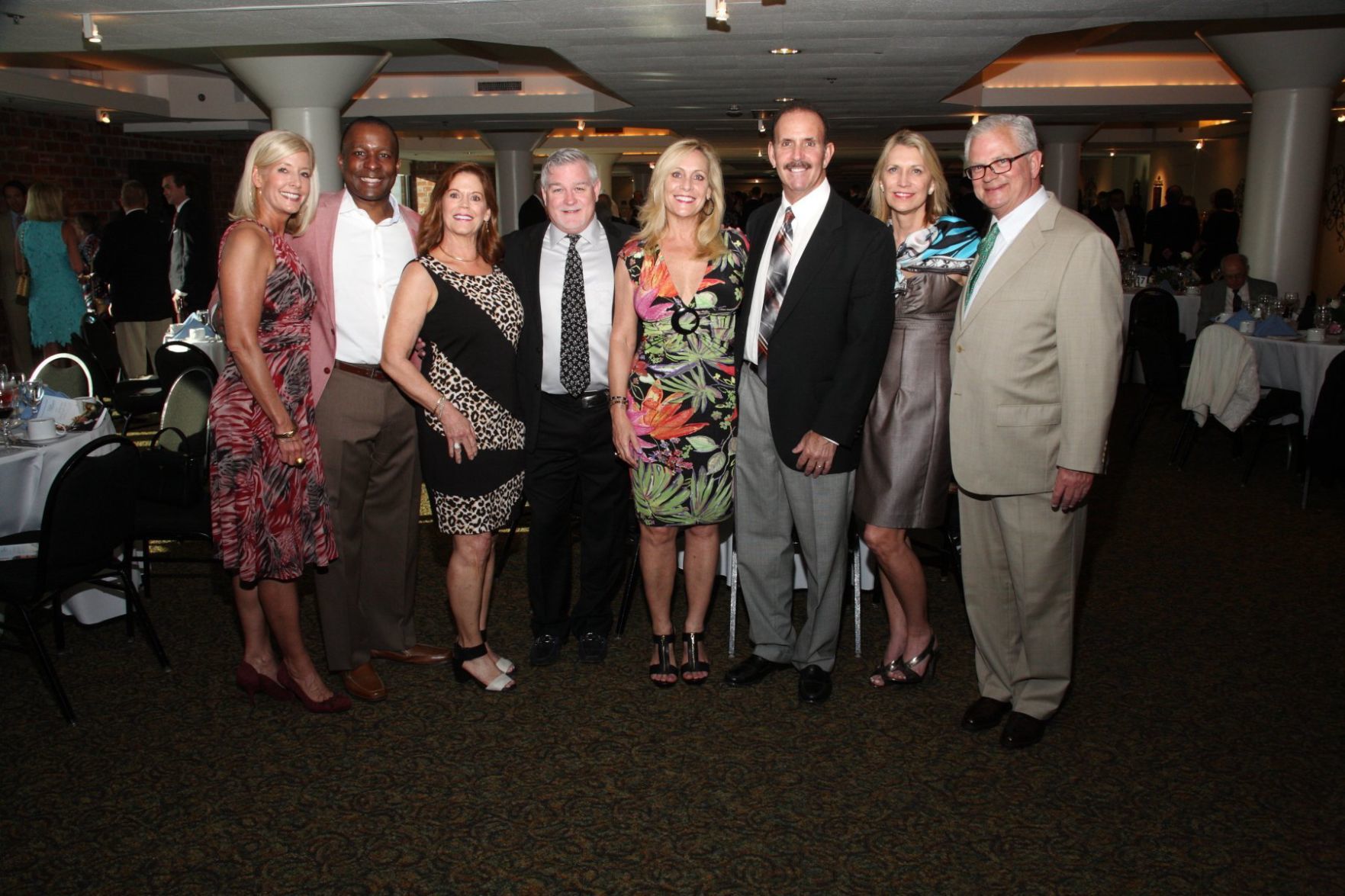 Drew and Yadi Lindo, Leigh Hobler, Jack Curan, Cheri and Dan Rosenberg, Kathy Hobler, Joe McShane